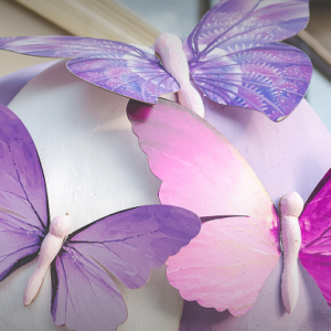 Large light up butterfly props